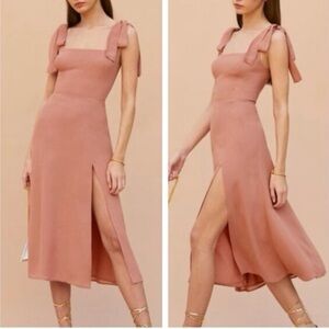 Reformation Twilight Dress in Praline size 4